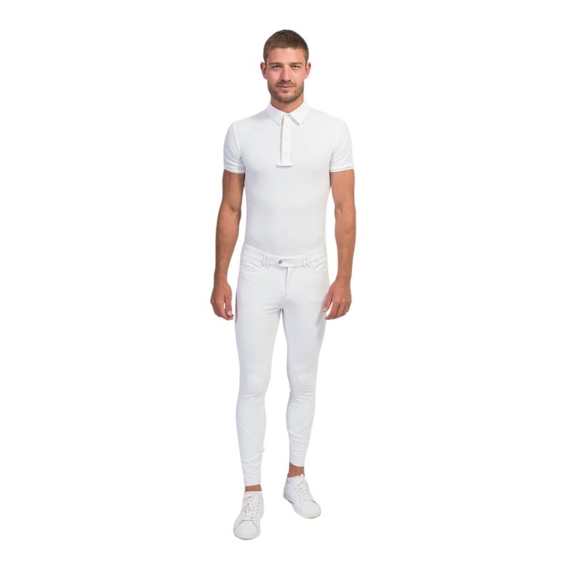 Mens Calvin Short Sleeve Show Shirt - White (LAST ONE - SMALL)