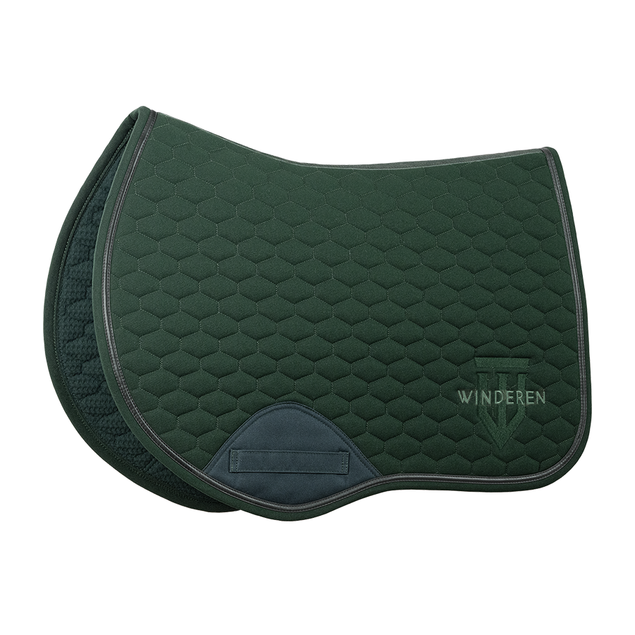 Saddle pad Jumping -  Metalic Forest Green