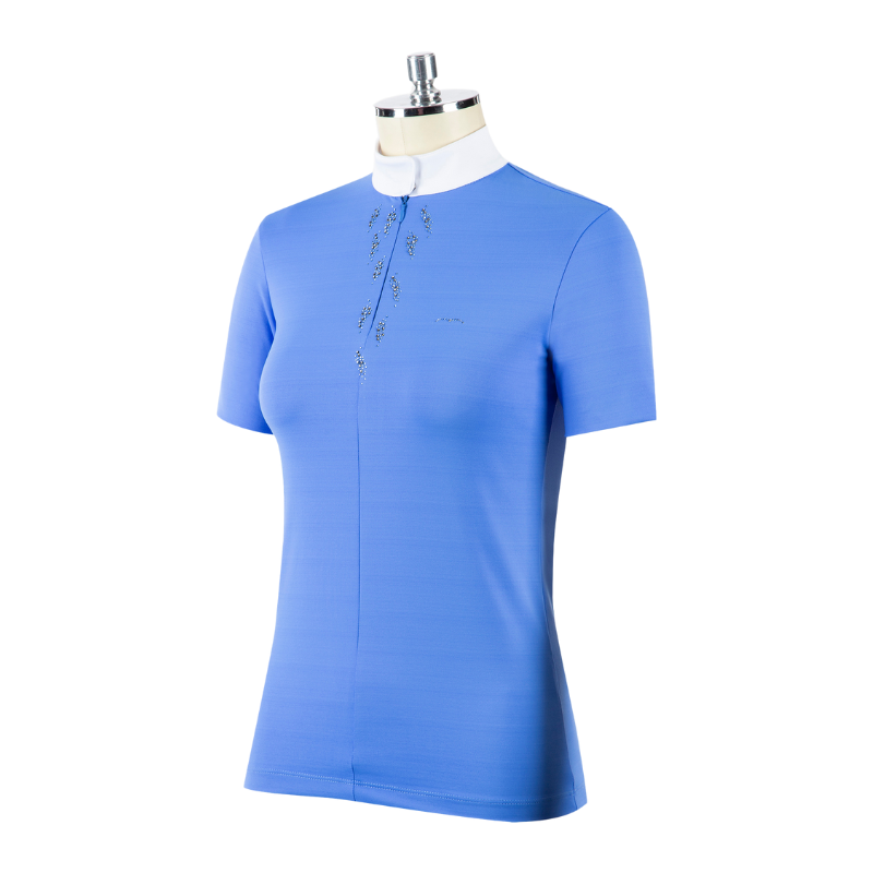 Ladies Bycar Short Sleeve Competition Shirt - Blue