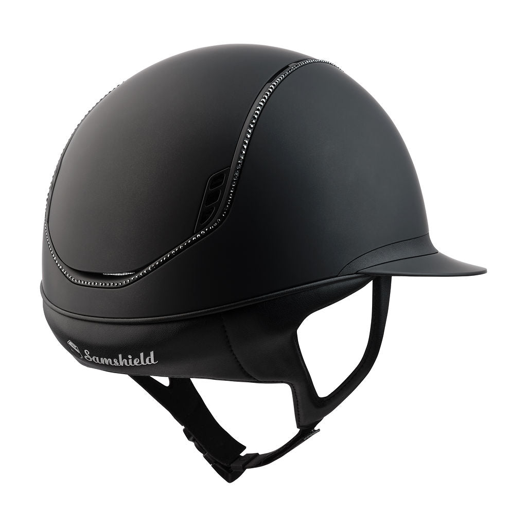 Miss 2.0 Shadowmatt 300 Swarovski Helmet - Black