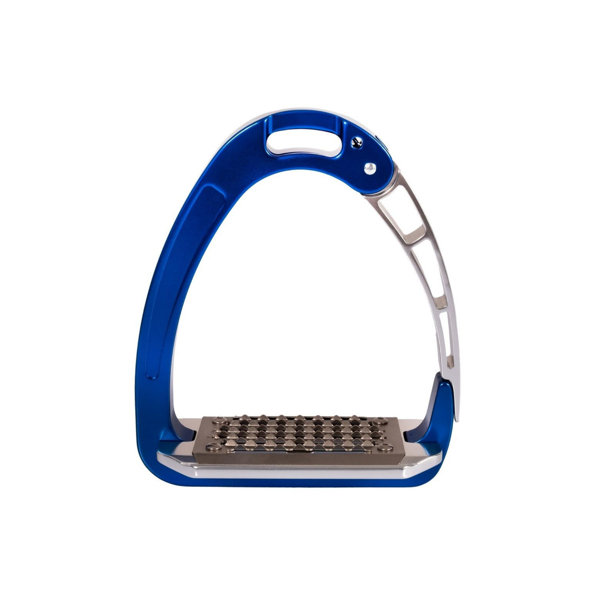 product shot image of the acavallo arena aluplus junior stirrup blue