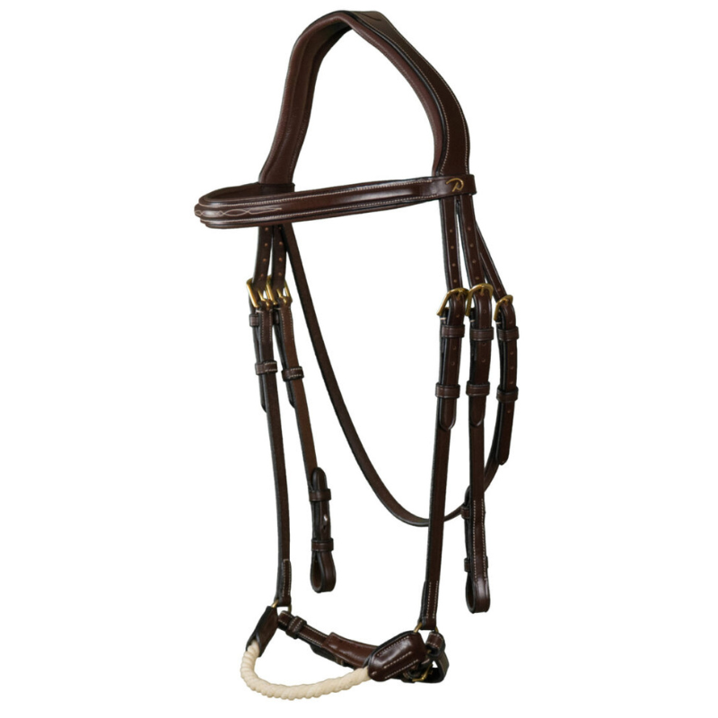 product shot image of the dy'on rope drop noseband bridle