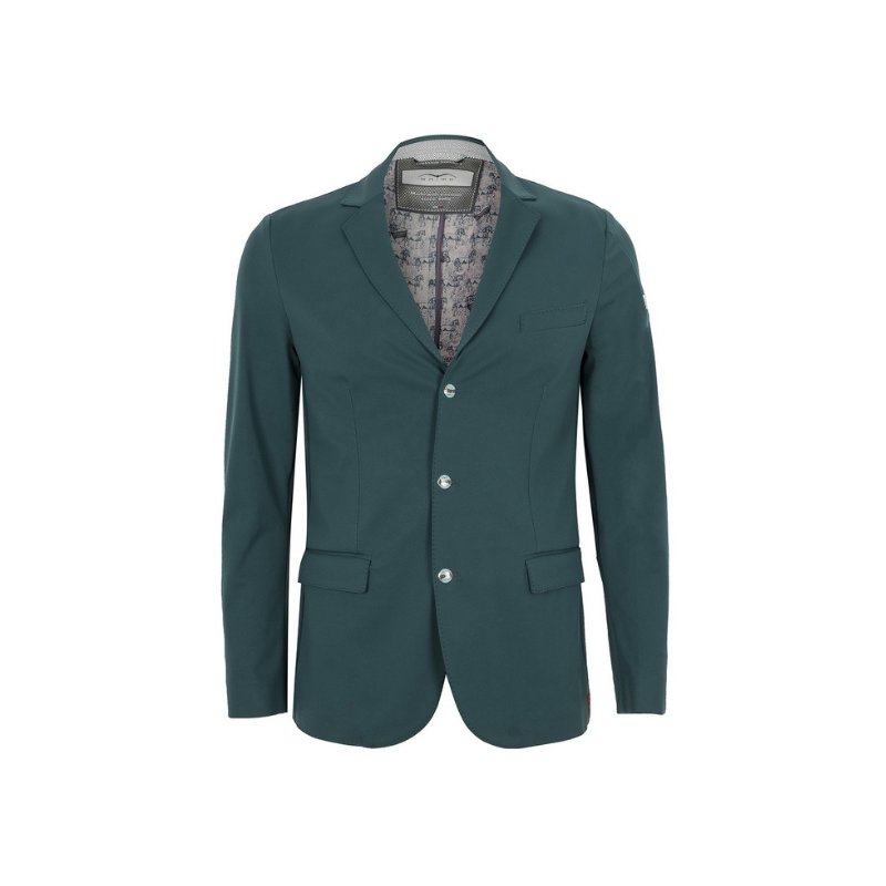 product shot image of the animo mens ikko riding jacket green