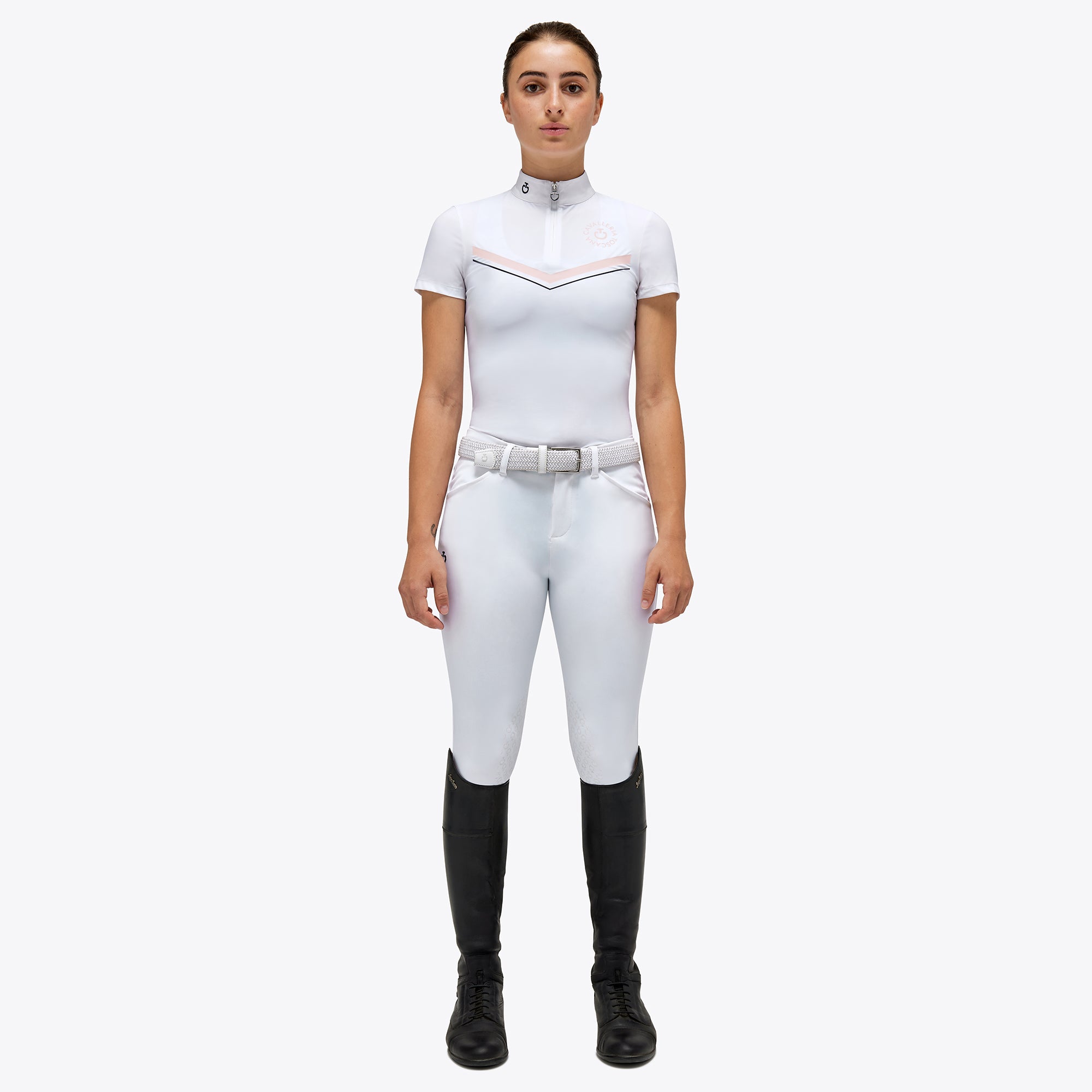 Girls CT Orbit Print Show Shirt - White