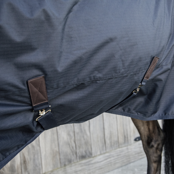 product shot image of the All Weather Waterproof Classic 0g Turnout Rug - Navy