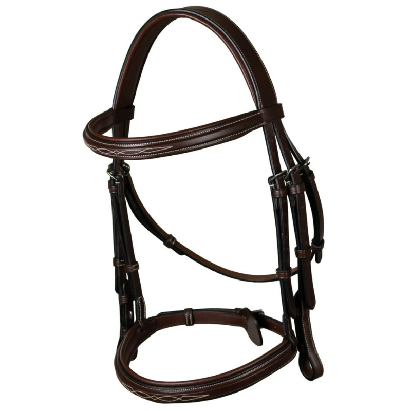 product shot image of the dy'on hunter cavesson noseband bridle