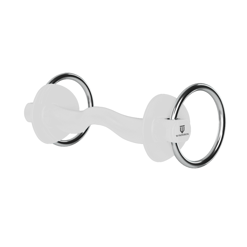 Loose Ring Snaffle  White Edition