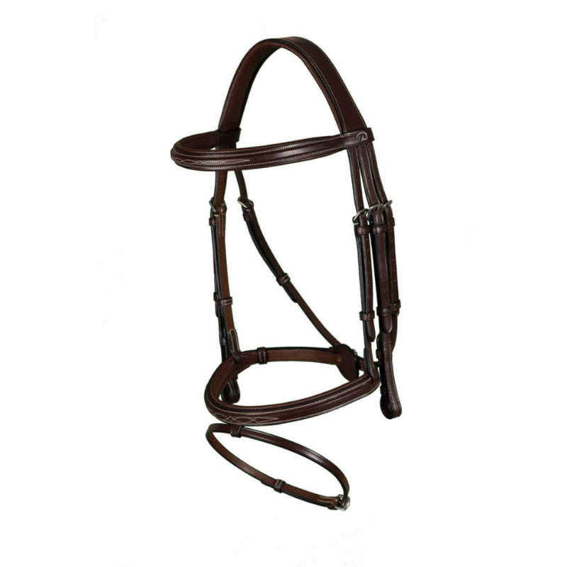 product shot image of the dy'on hunter flash noseband bridle