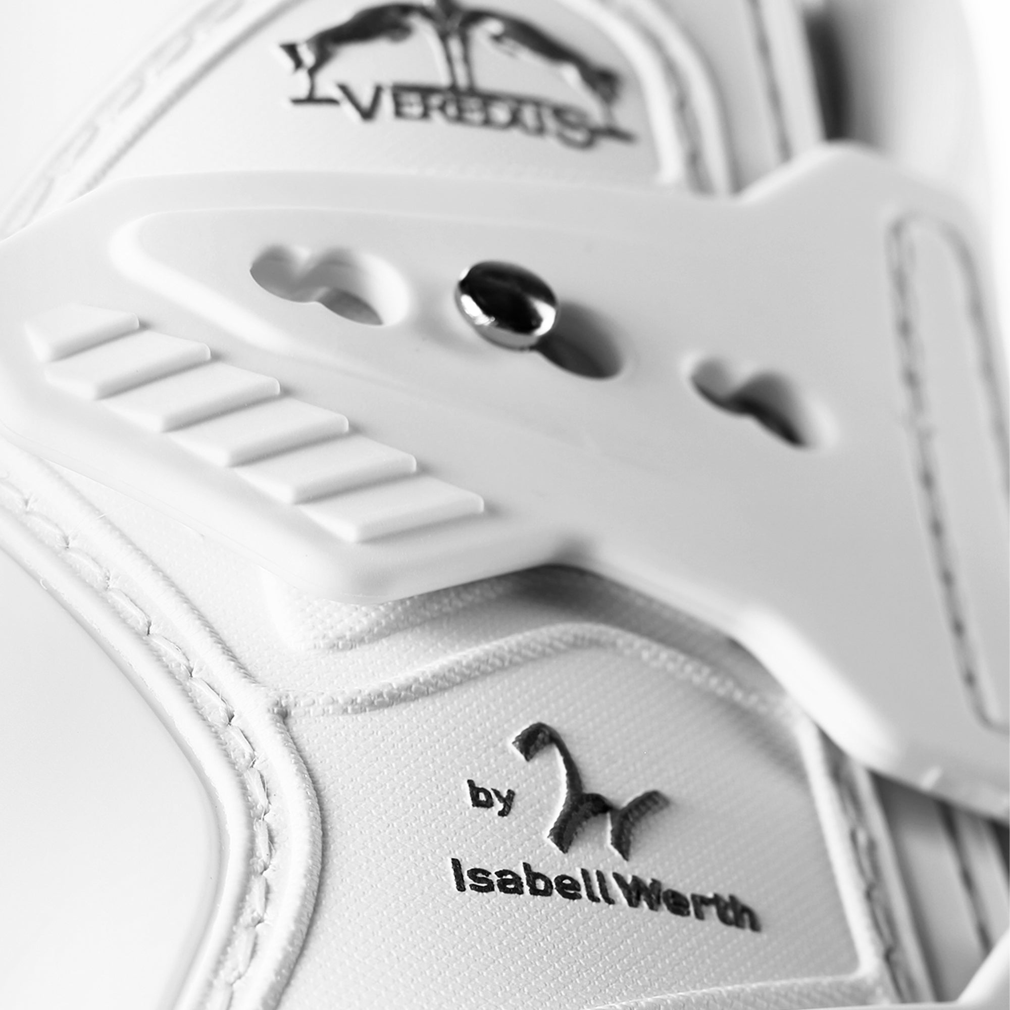 product shot image of the Absolute Dressage Elastic Fetlock Boots - White