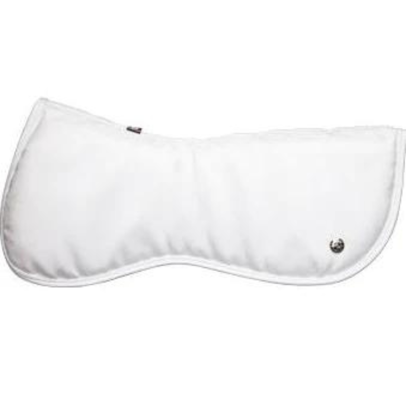 product shot image of the ogilvy equestrian memory foam half pad white
