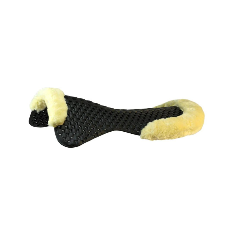 product shot image of the acavallo piuma air release featherlight pad cut out eco wool natural