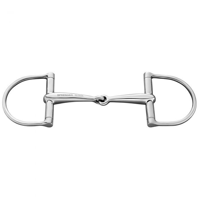 product shot image of the sprenger d ring snaffle single jointed