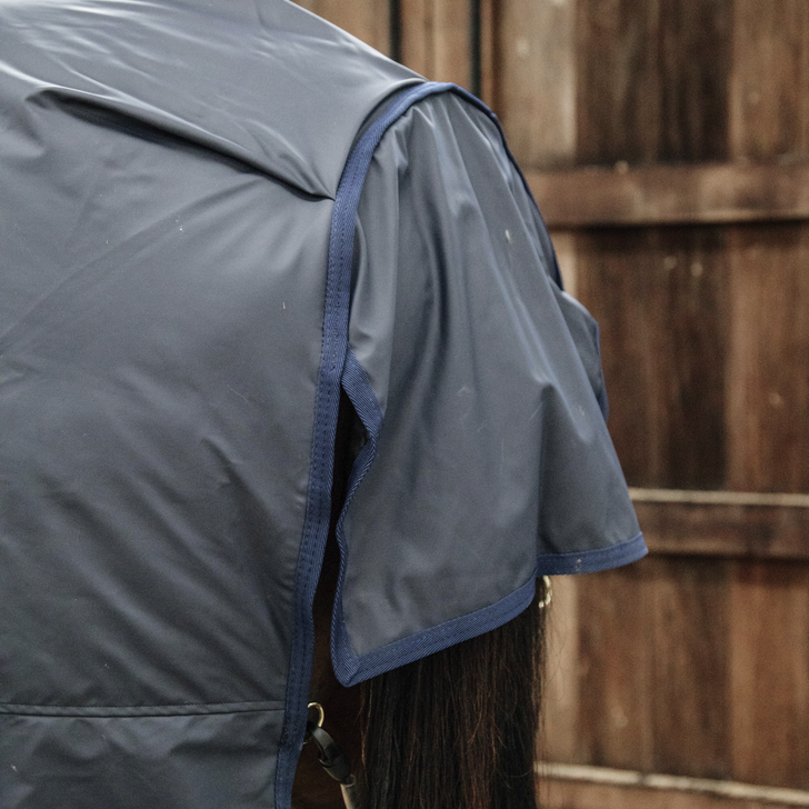 product shot image of the Turnout Rug All Weather Hurricane 150g - Navy