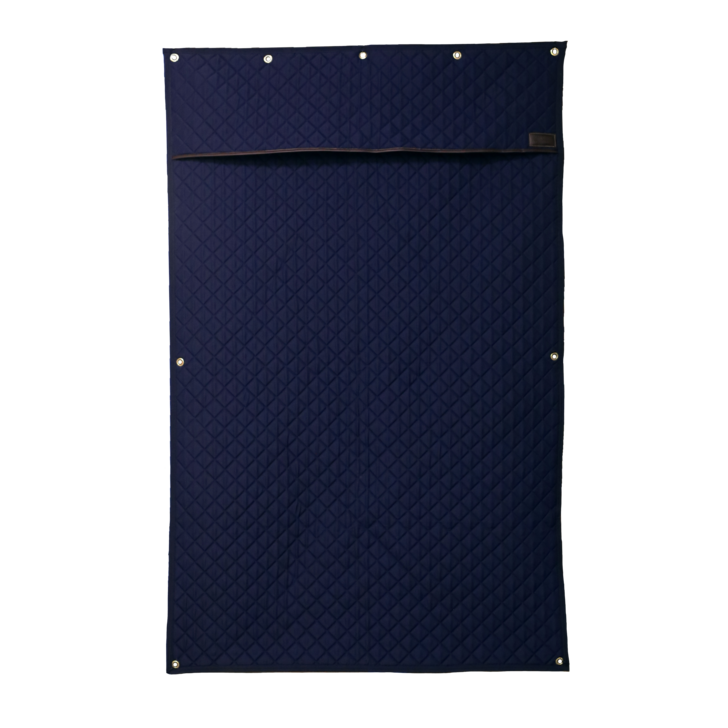 product shot image of the kentucky horsewear stable curtain navy 1