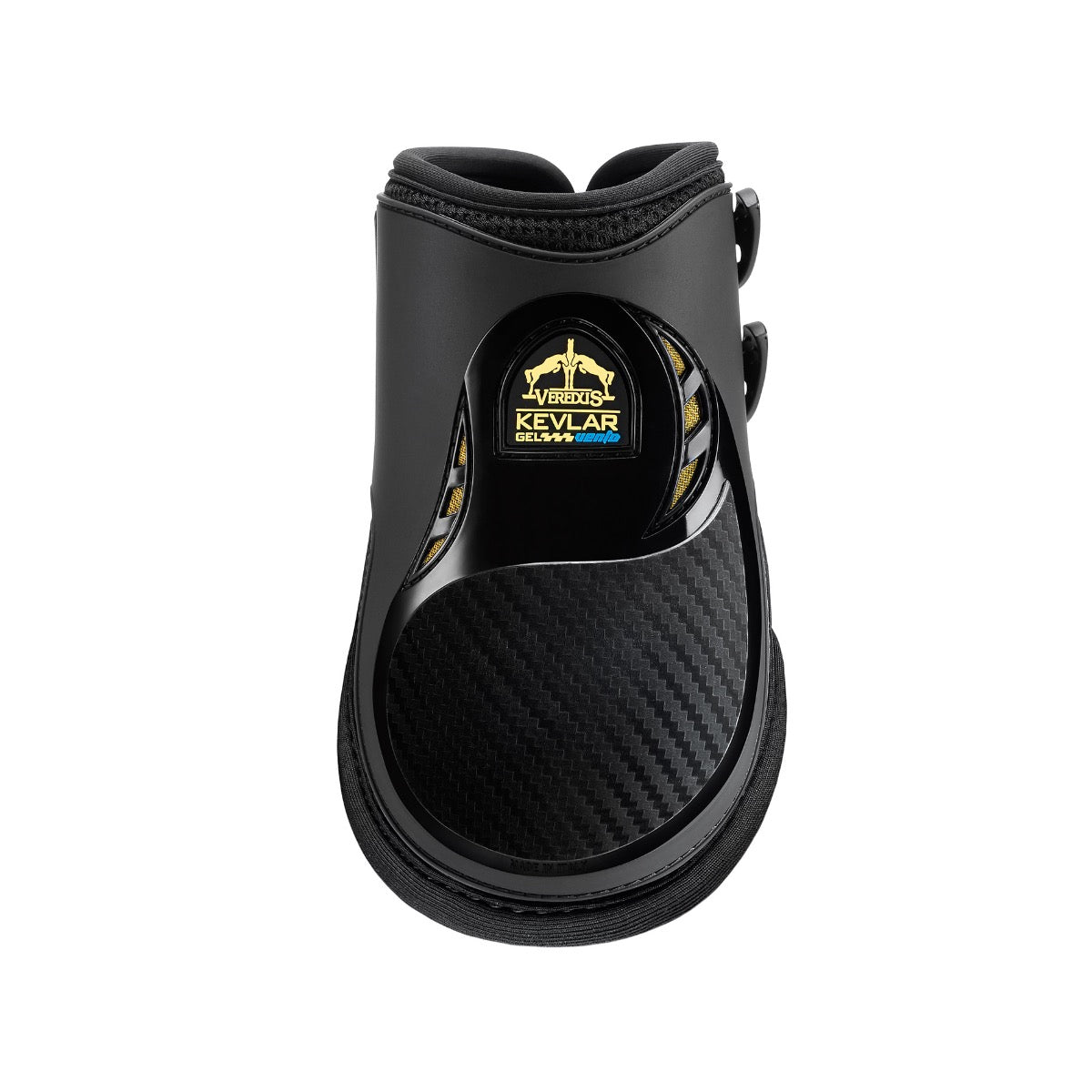 product shot image of the veredus veredus kevlar gel vento fetlock boots black