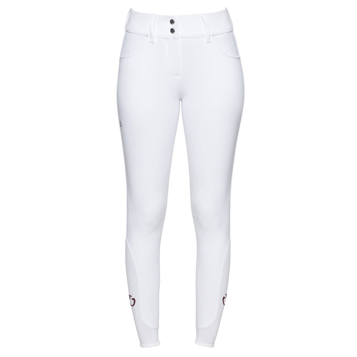 product shot image of the Ladies American High Rise Breeches - White