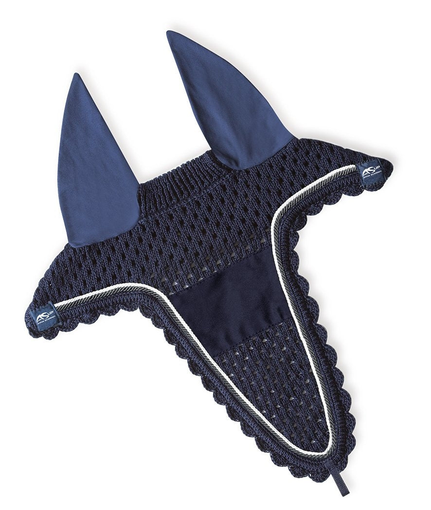 product shot image of the anna scarpati customisable zola long fan edge fly hood with logo space