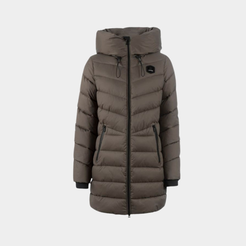 Ladies Cavalmaya Padded Parka - Walnut