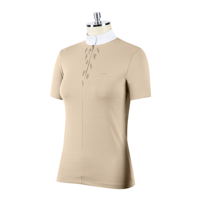Ladies Bycar Short Sleeve Competition Shirt - Beige