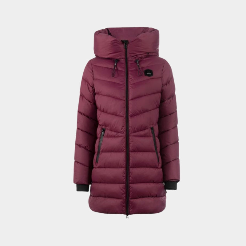 Ladies Cavalmaya Padded Parka - Dusty Violet