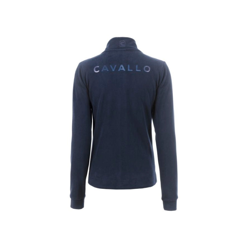 Ladies Cavalmaru Stand Up Collar Fleece - Navy