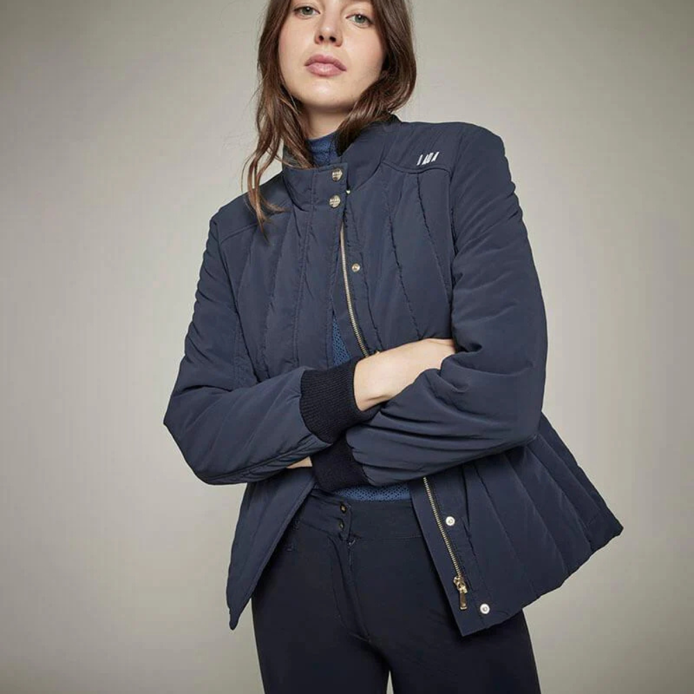 Ladies Tinka Puffer Coat - Navy