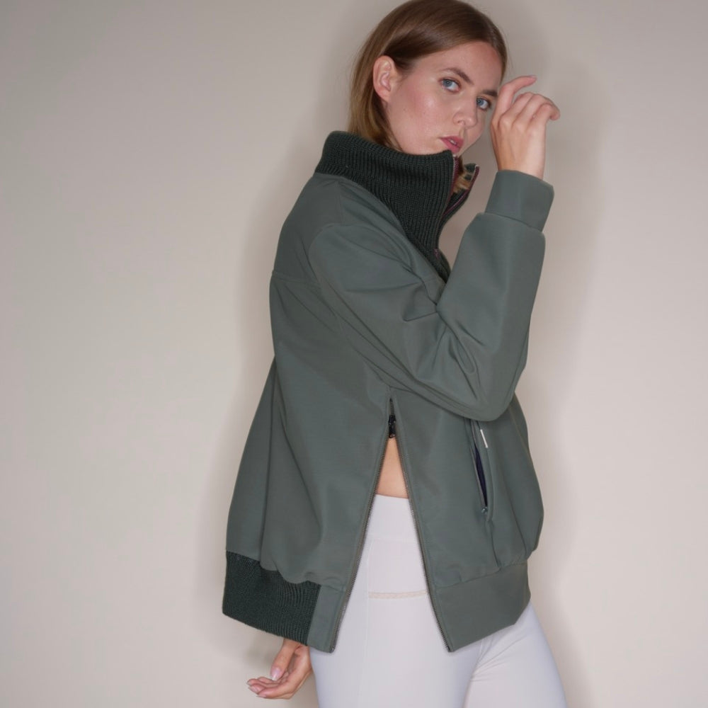 Ladies Urvoso Waterproof Coat - English Green