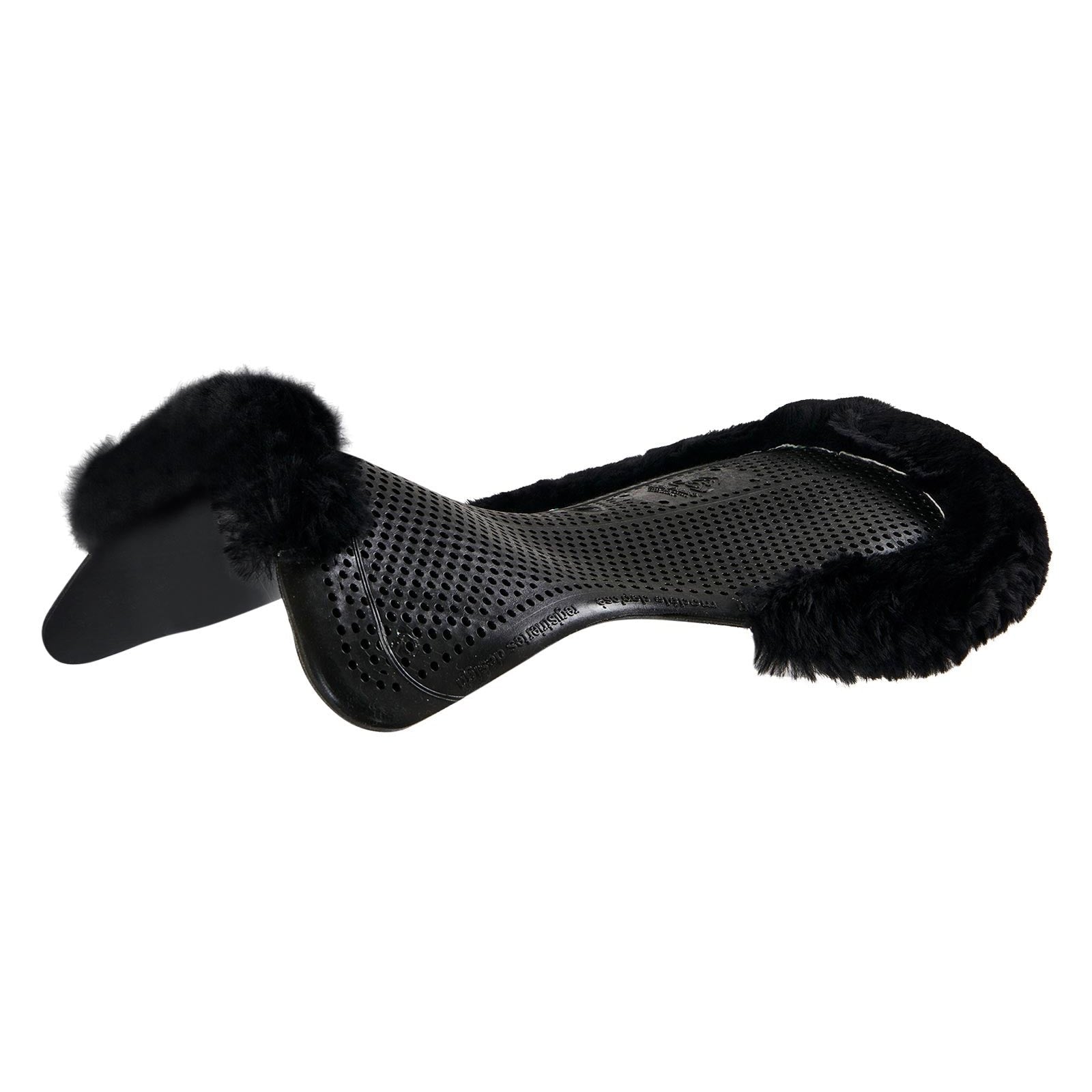 Cut Out Sheepskin Gel Pad With Dri-Lex - Black