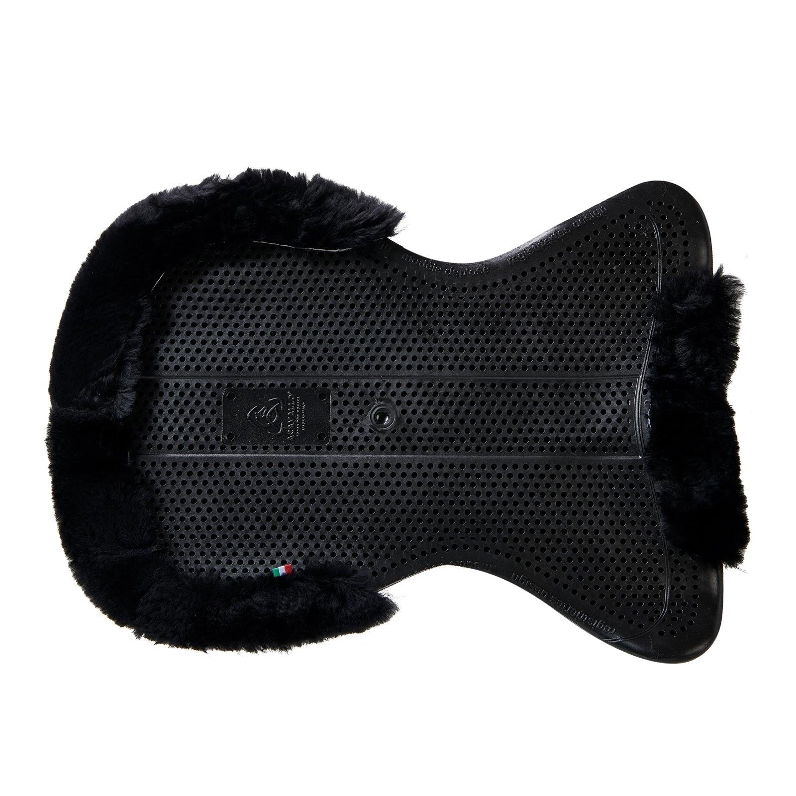 Cut Out Sheepskin Gel Pad With Dri-Lex - Black