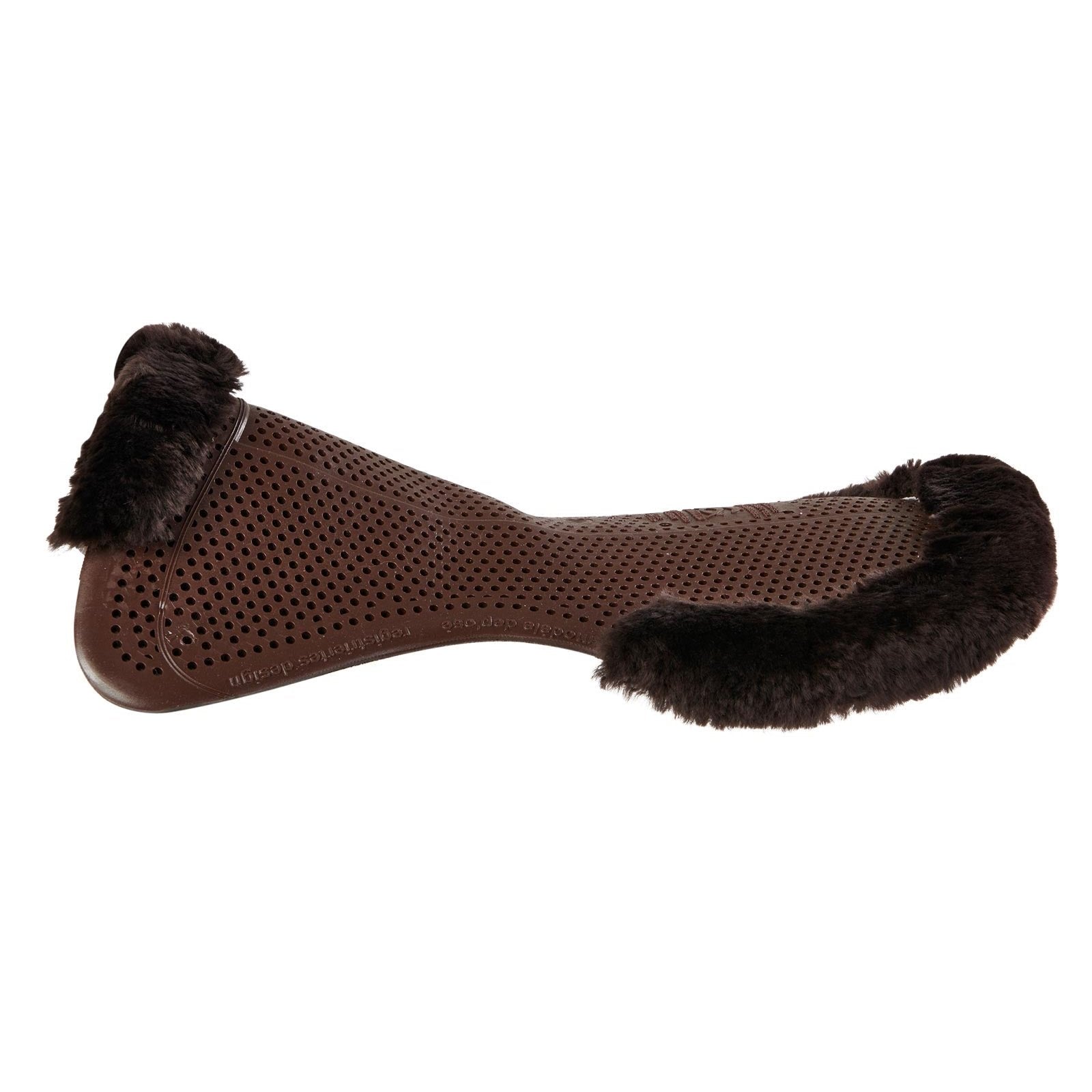 Cut Out Sheepskin Gel Pad With Dri-Lex - Brown