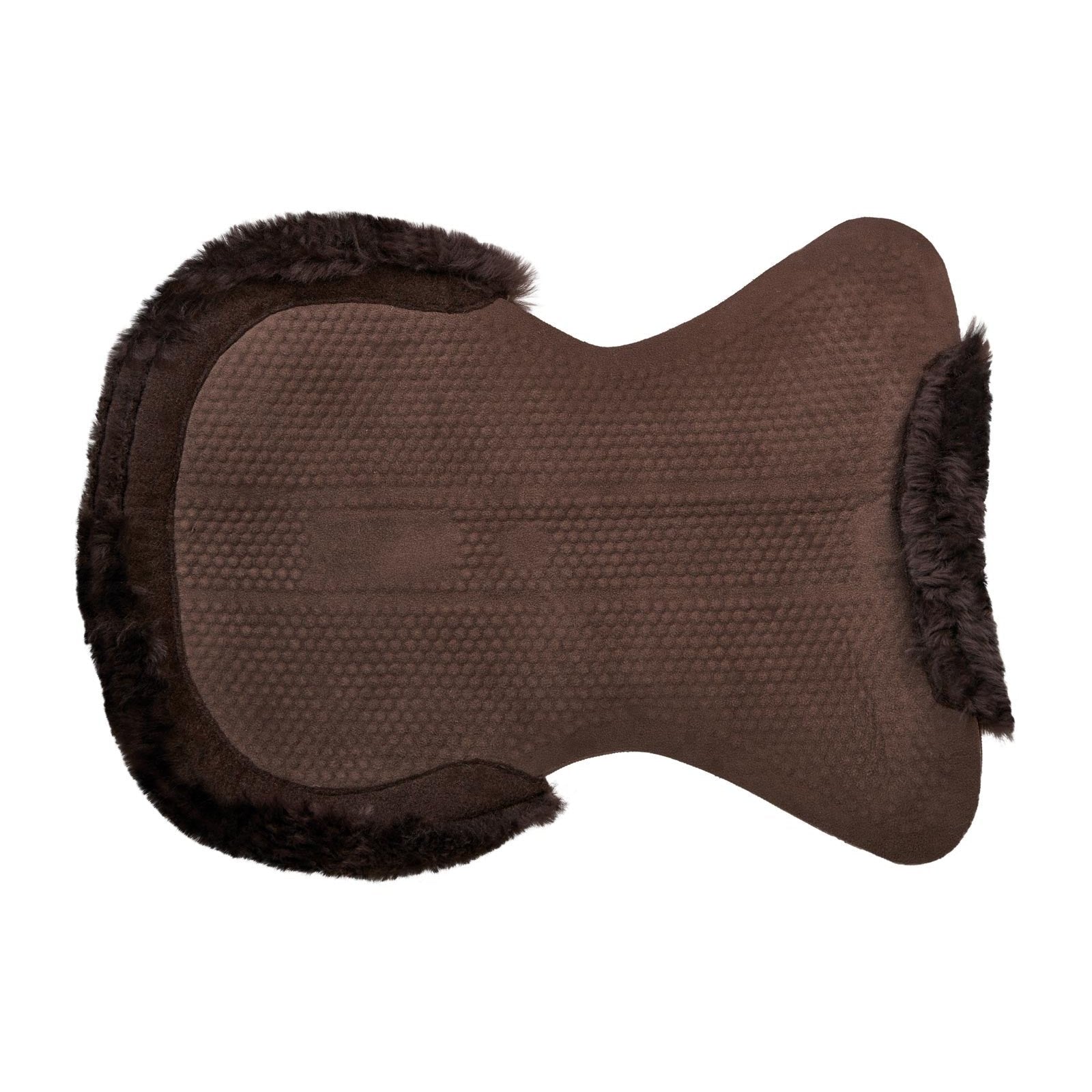 Cut Out Sheepskin Gel Pad With Dri-Lex - Brown