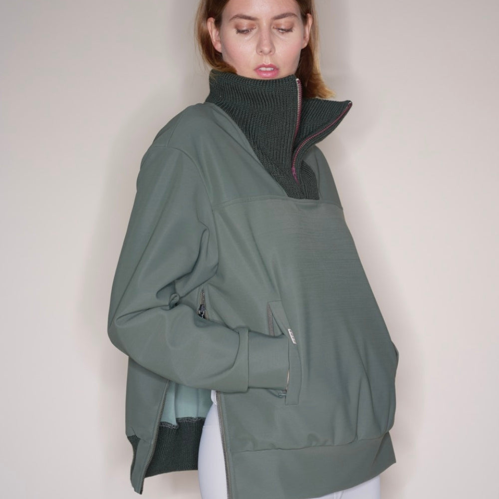 Ladies Urvoso Waterproof Coat - English Green