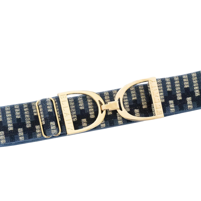 Cinturón elástico con estribo dorado de 1,5" - Gasolina Lyndon