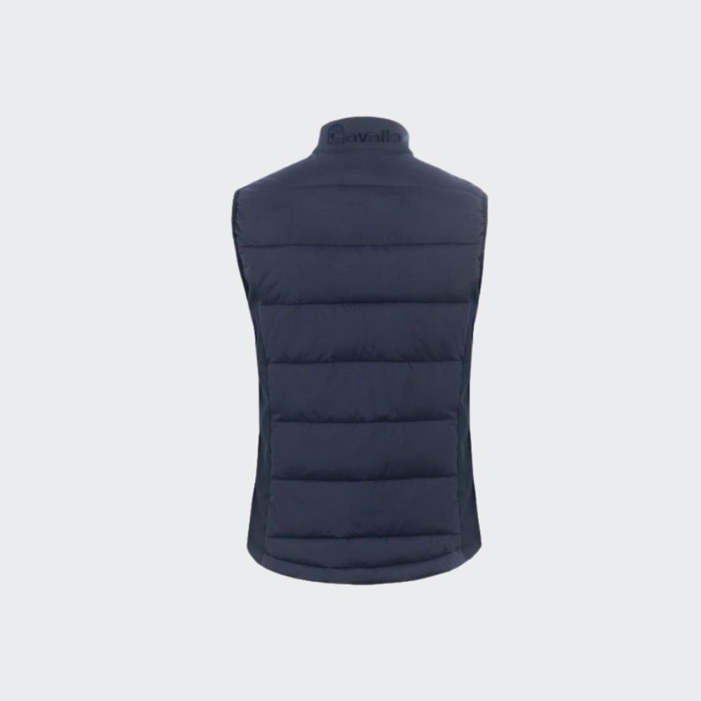 Ladies Caval Hybrid Quilted Vest - Navy