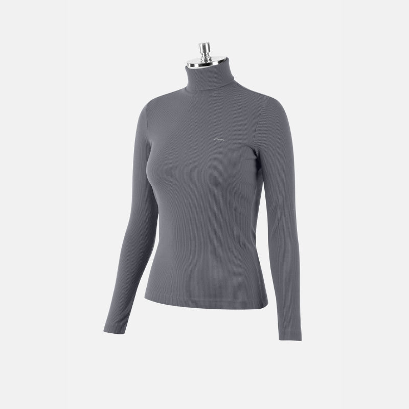 Ladies Daffi Turtleneck Training Polo - Grey