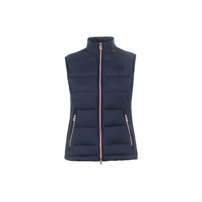 Ladies Caval Hybrid Quilted Vest - Navy