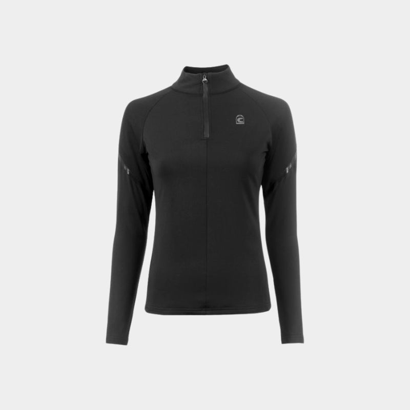 Ladies Cavalmilla Half Zip Training Polo - Black