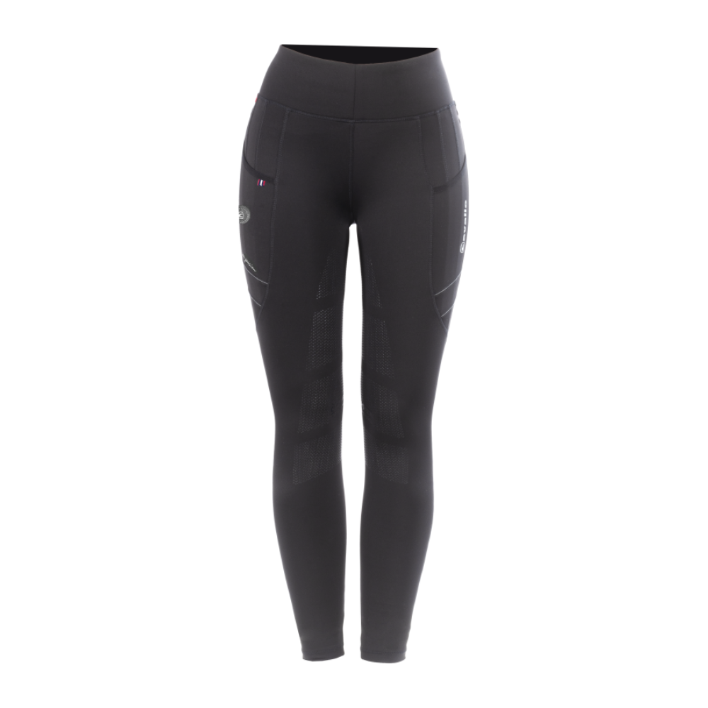 Ladies Cavallin Grip High Rise Leggings - Black