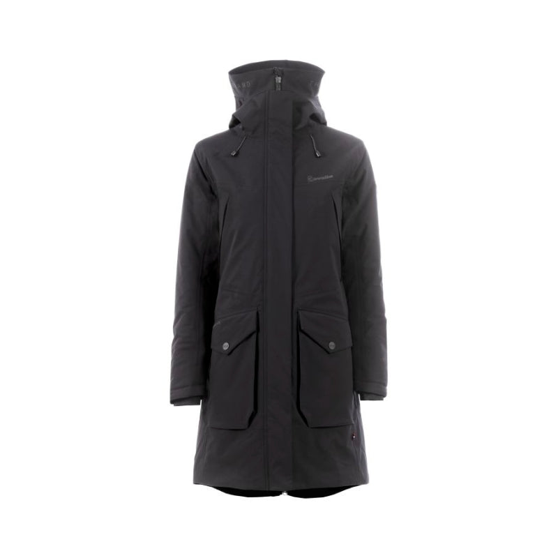 Ladies Cavalmacie Functional Parka Coat - Black