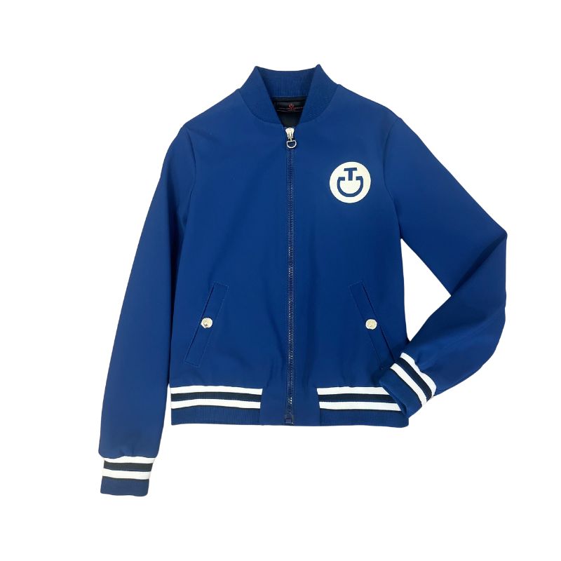 Young Rider Unisex Flock Bomber - Royal Blue