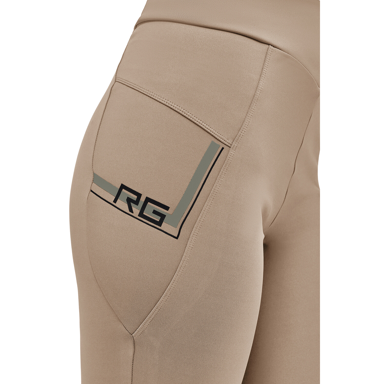 Ladies RG Legging Breeches With Pocket - Sand