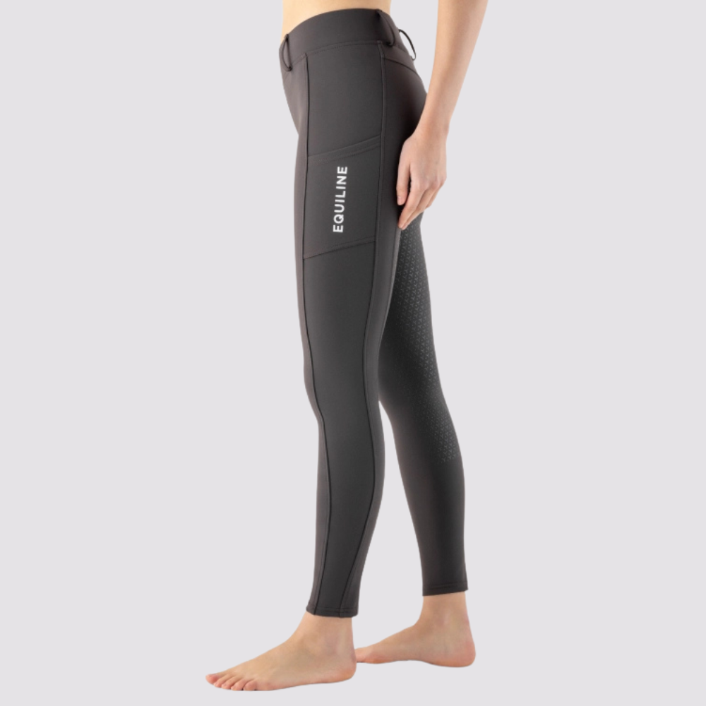 Ladies Steref Full Grip Legging Breeches - Liquorice