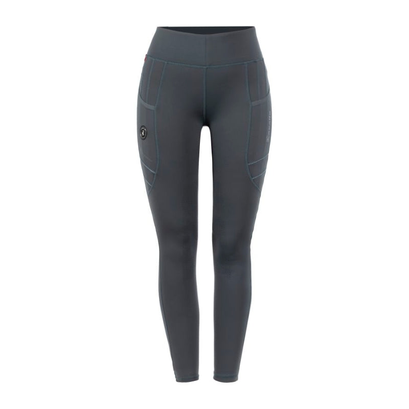 Ladies Cavallin Grip High Rise Leggings - Silver Pine