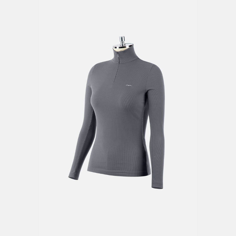 Ladies Boston Turtleneck Training Polo - Grey