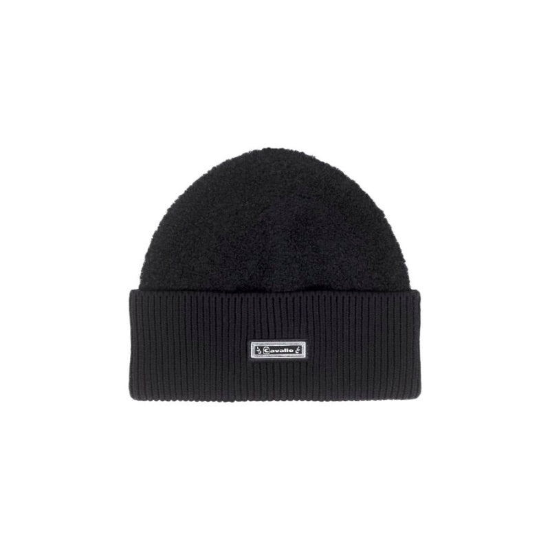 Ladies Cavalmailin Knitted Beanie - Black