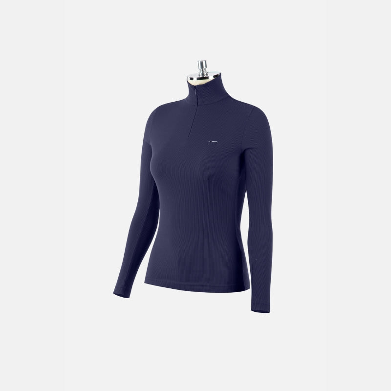 Ladies Boston Turtleneck Training Polo - Navy