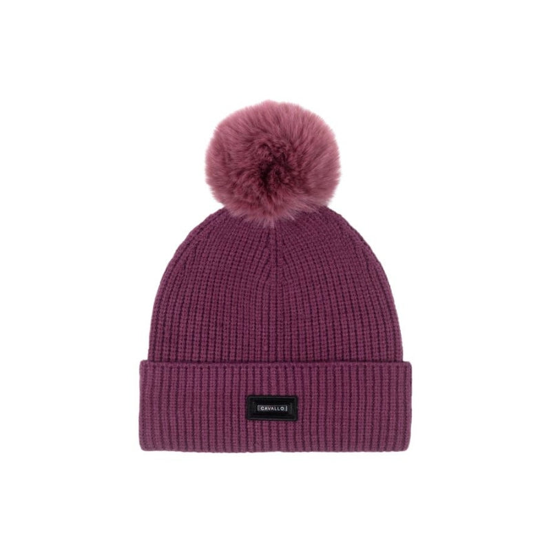 Ladies Cavalmea Knitted Beanie - Dusty Violet