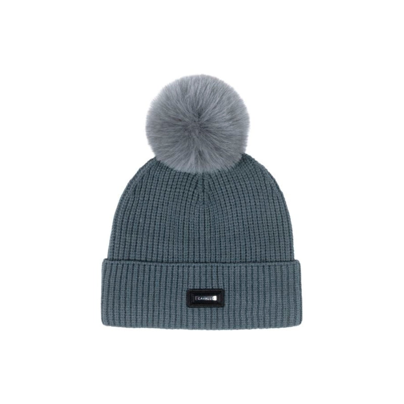 Ladies Cavalmea Knitted Beanie - Silver Pine