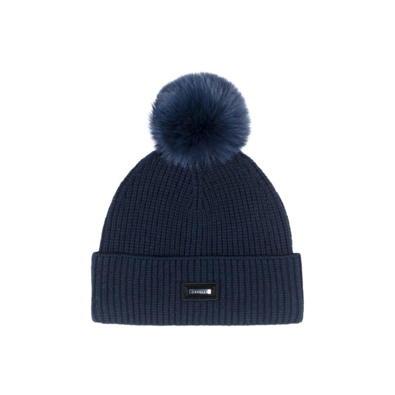 Ladies Cavalmea Knitted Beanie - Navy