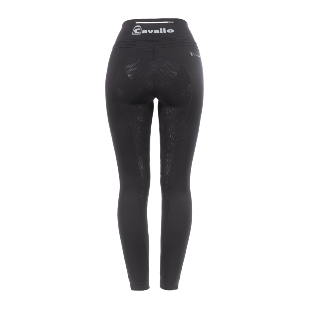 Ladies Cavallin Grip High Rise Leggings - Black